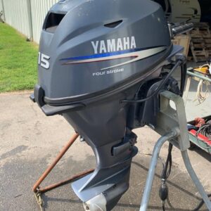 2010 Yamaha 15 HP 2 Cylinder 4 Stroke 15" Tiller Outboard Motor - Outboard Engines Supplier