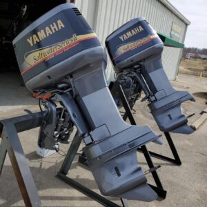 Twin 2001 Yamaha 250 HP Saltwater Series II 6-Cylinder EFI 2-Stroke 25"(X)