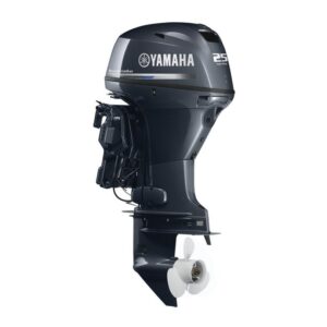 The 2019 Yamaha T25LWTC is engineered for boaters who need maximum thrust rather than maximum speed. Its High Thrust gearcase, Dual Thrust™ propeller, and 432 cc EFI engine deliver exceptional control, pushing power, and fuel efficiency when carrying heavy loads or operating at low speeds. With its lightweight design, Power Trim & Tilt, and Yamaha's renowned reliability, the T25LWTC is an excellent choice for both recreational and commercial applications. 2019 Yamaha 25 HP T25LWTC 